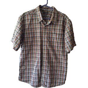 Eddie Bauer Classic Fit Plaid Shirt XL